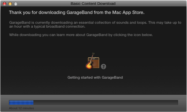 Garageband Additional Content Not Downloading